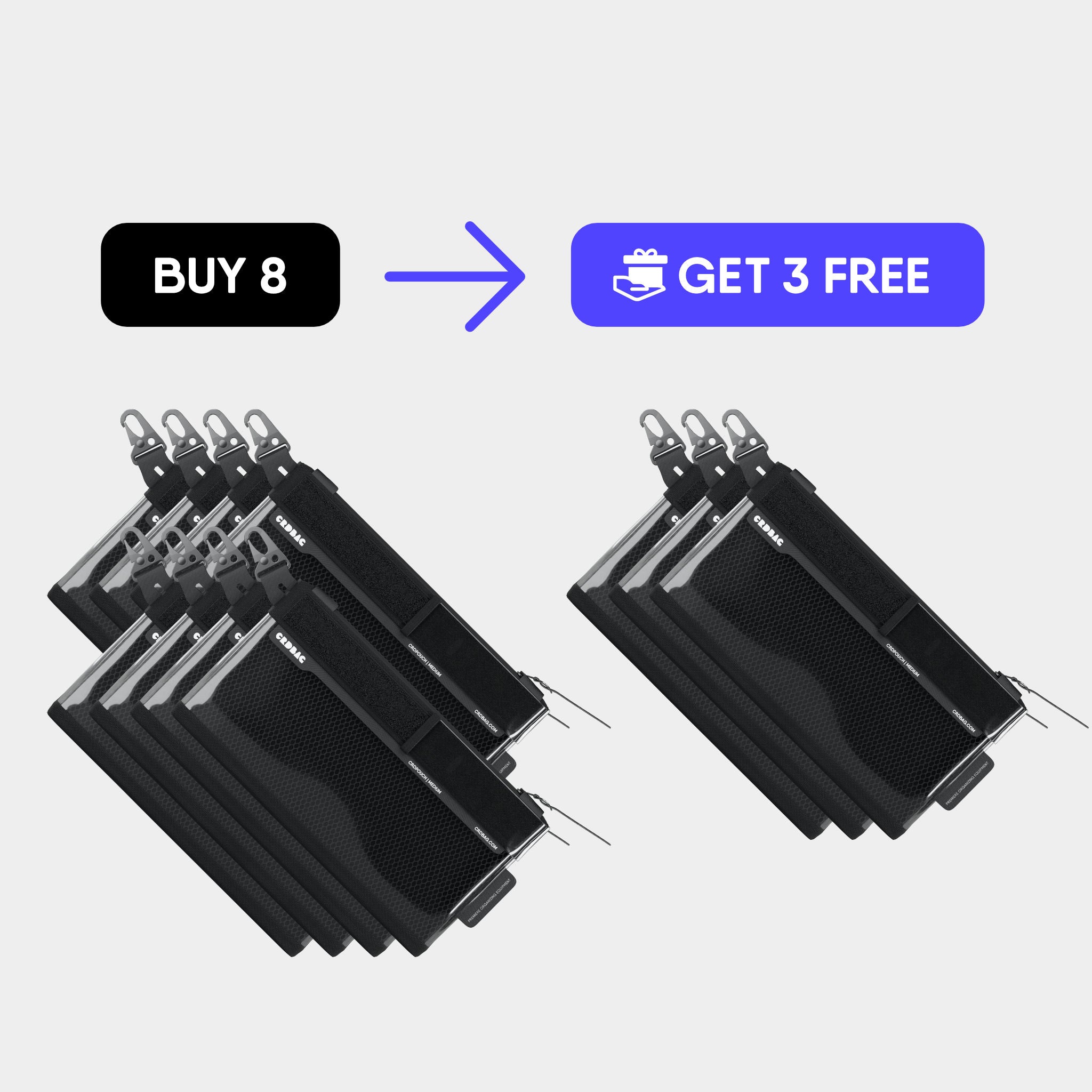 CRDPOUCH Organiseringsväska Medium