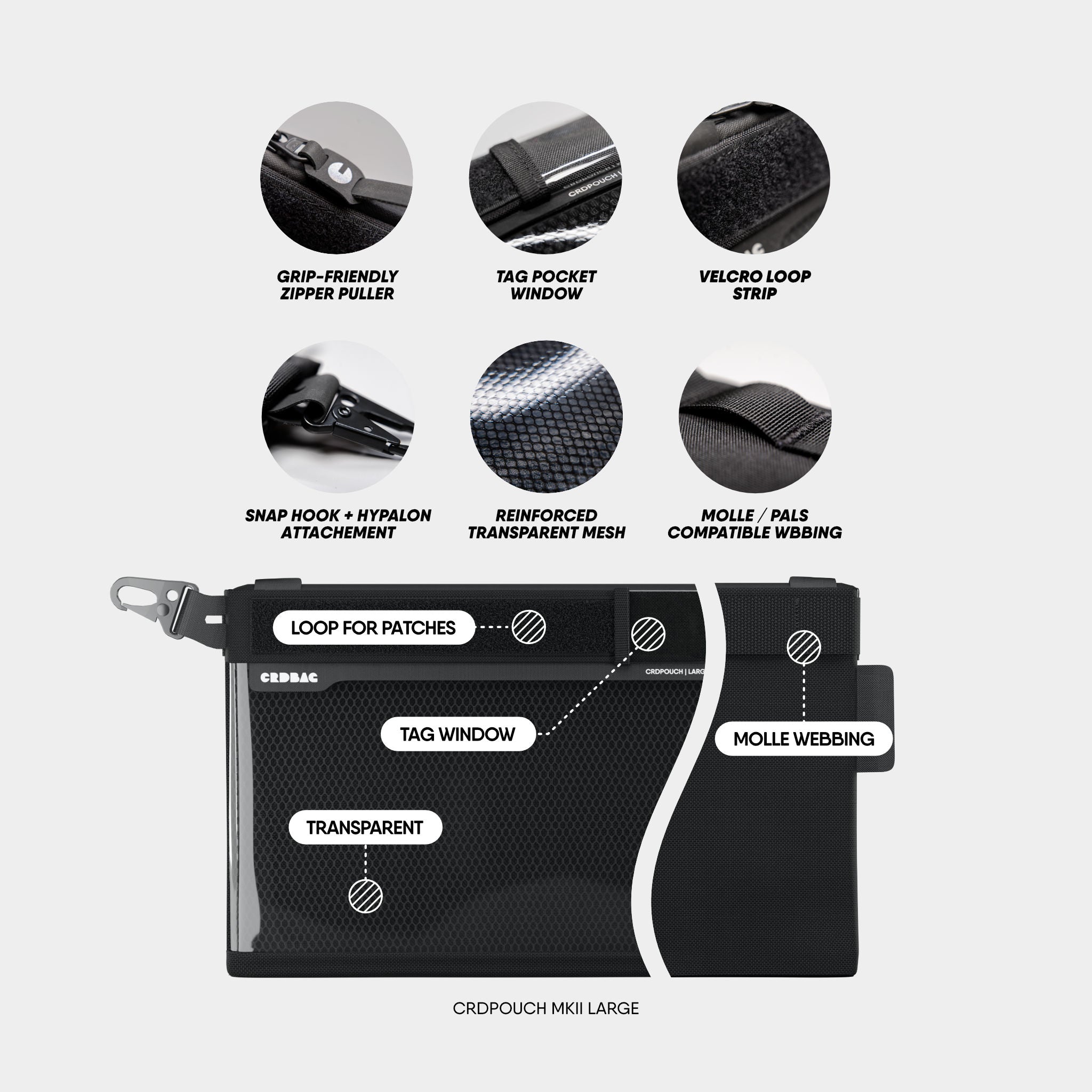 CRDPOUCH Organiseringsväska Stor