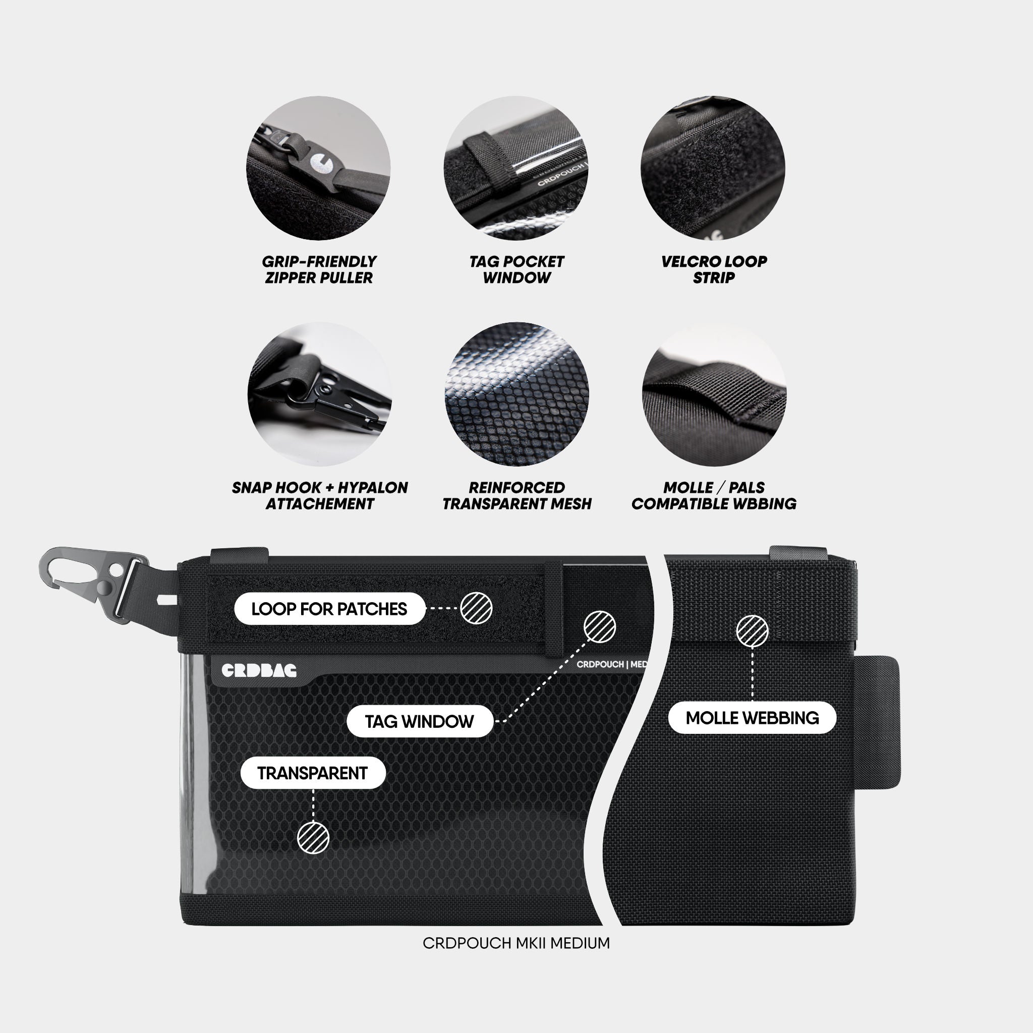 CRDPOUCH Organiseringsväska Medium