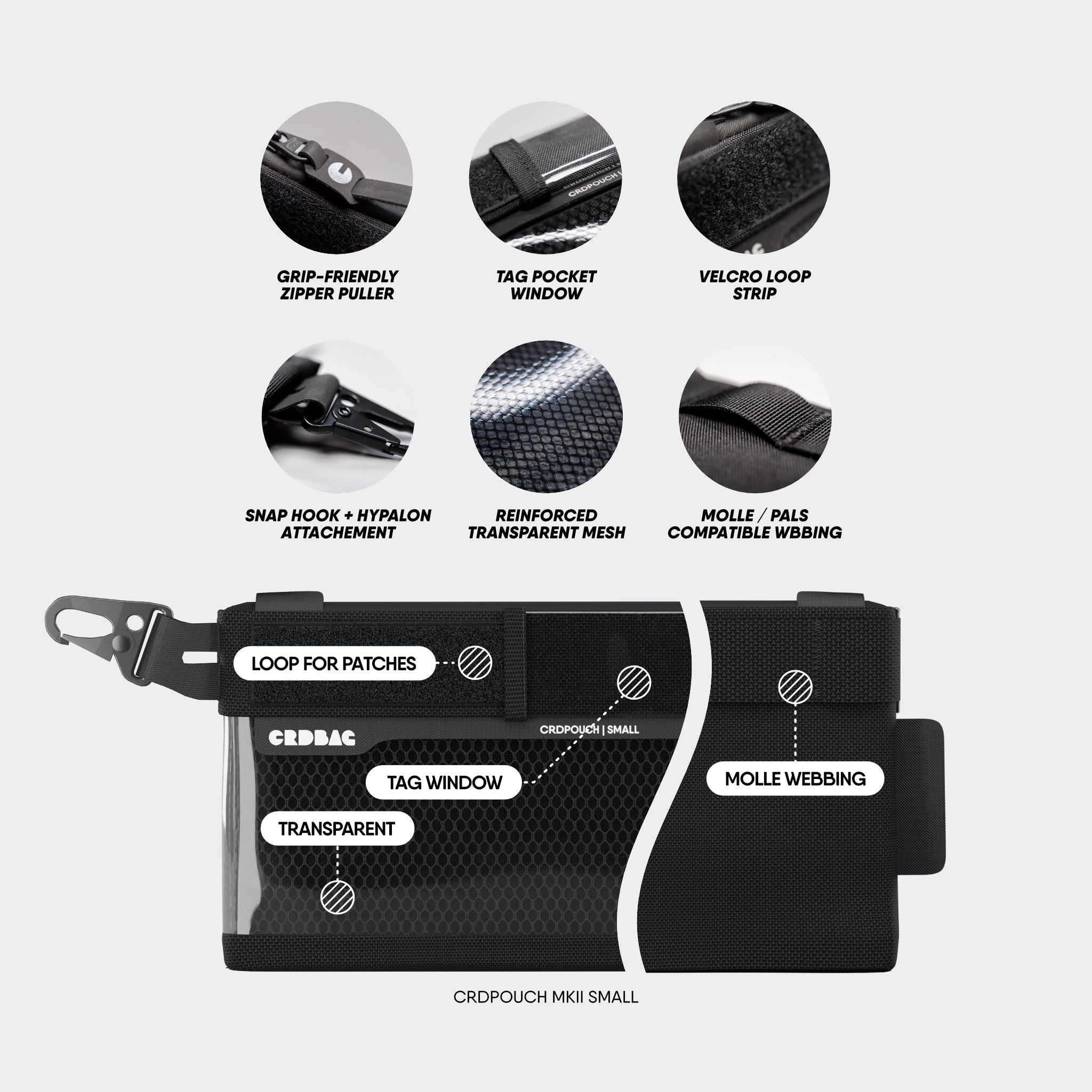 CRDPOUCH Organiseringsväska Liten