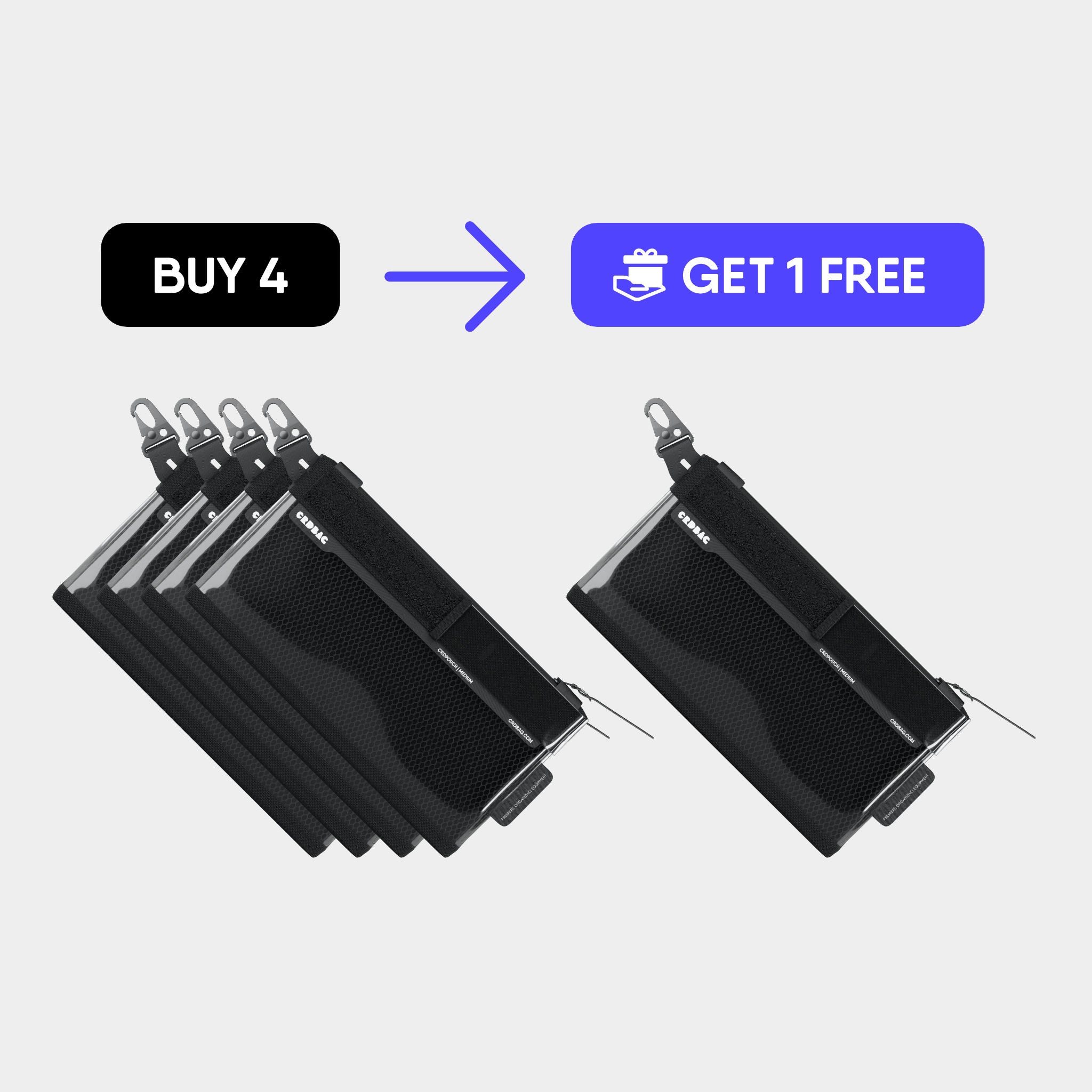 CRDPOUCH Organiseringsväska Medium