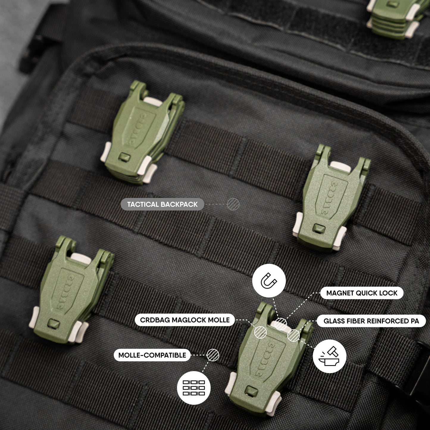 Maglock MOLLE 2-pack