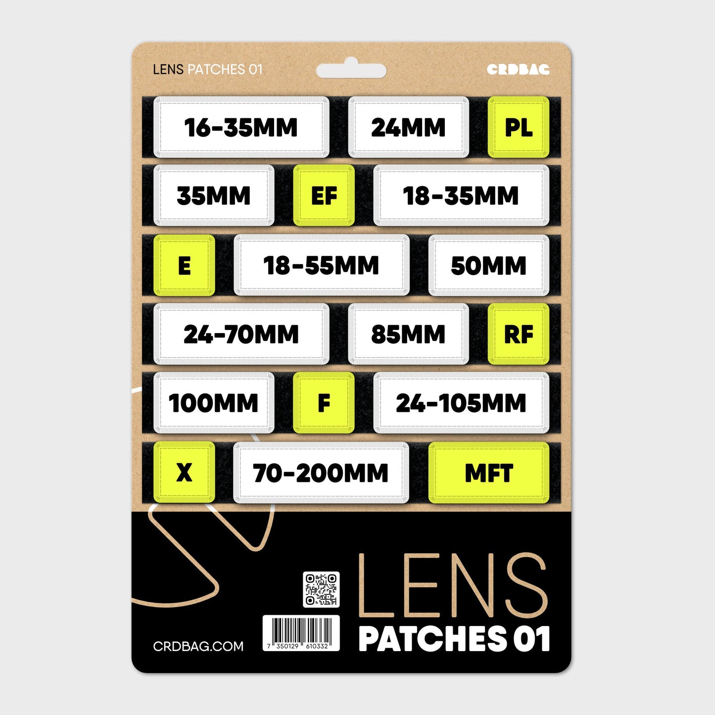 Lens Patches 01 - CRDBAG